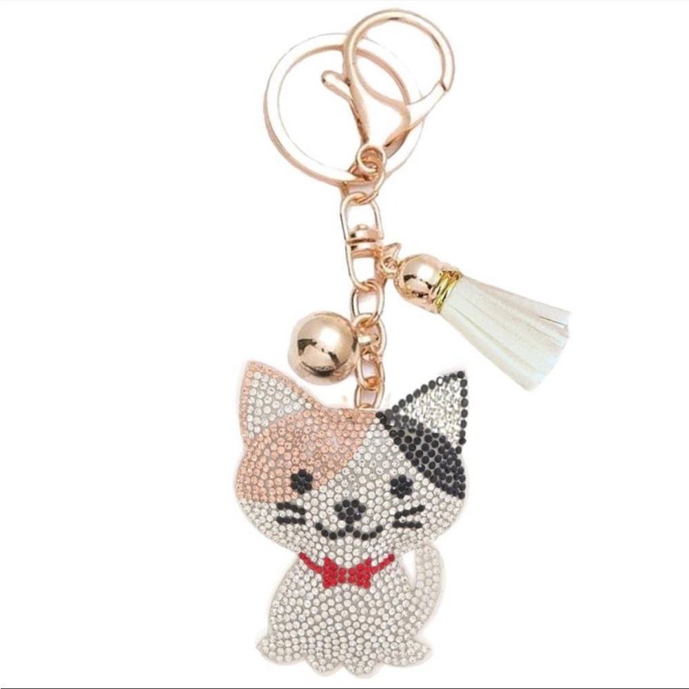 Kitty Bling Key Chain Bag Charm